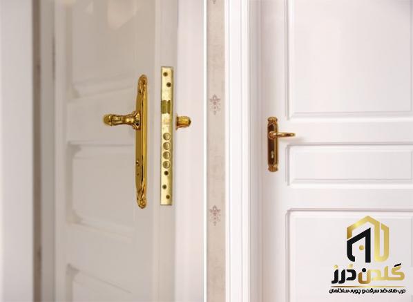 فروشنده درب ضد سرقت سفید در بازار داخلی